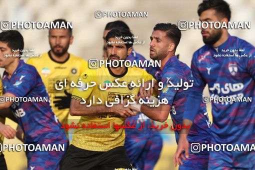 1824172, Tehran, , لیگ برتر فوتبال ایران، Persian Gulf Cup، Week 18، Second Leg، Havadar S.C. 0 v 0 Sepahan on 2022/02/18 at Shahid Dastgerdi Stadium