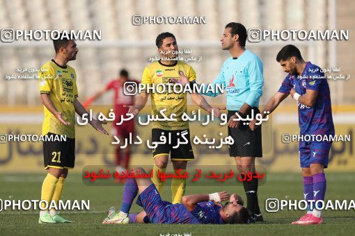 1824214, Tehran, , لیگ برتر فوتبال ایران، Persian Gulf Cup، Week 18، Second Leg، Havadar S.C. 0 v 0 Sepahan on 2022/02/18 at Shahid Dastgerdi Stadium