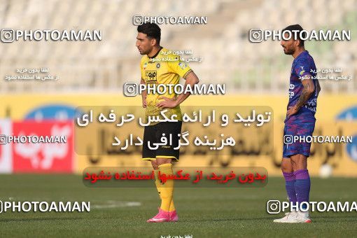 1824222, Tehran, , لیگ برتر فوتبال ایران، Persian Gulf Cup، Week 18، Second Leg، Havadar S.C. 0 v 0 Sepahan on 2022/02/18 at Shahid Dastgerdi Stadium