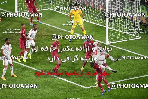 1830136, مرحله نیمه نهایی مسابقات فوتبال جام ملت های آسیا 2019 امارات، 1397/11/09، ، ابوظبی، ورزشگاه محمد بن زاید، قطر ۴ - ۰ امارات
