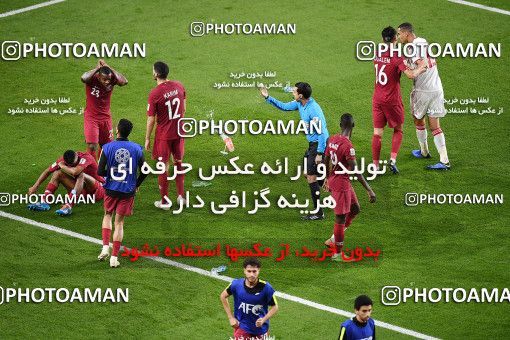 1830845, مرحله نیمه نهایی مسابقات فوتبال جام ملت های آسیا 2019 امارات، 1397/11/09، ، ابوظبی، ورزشگاه محمد بن زاید، قطر ۴ - ۰ امارات