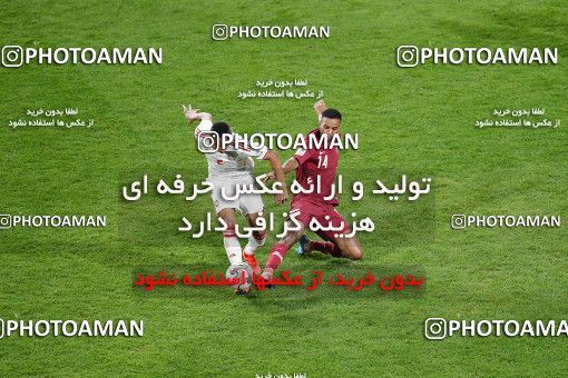 1831057, مرحله نیمه نهایی مسابقات فوتبال جام ملت های آسیا 2019 امارات، 1397/11/09، ، ابوظبی، ورزشگاه محمد بن زاید، قطر ۴ - ۰ امارات