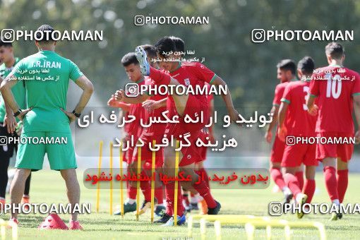 1828174, Tehran, , Iran U-21 National Football Team Training Session on 2019/09/01 at Iran National Football Center