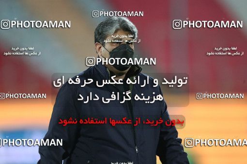 1834590, Tehran, Iran, لیگ برتر فوتبال ایران، Persian Gulf Cup، Week 18، Second Leg، Persepolis 2 v 0 Aluminium Arak on 2022/02/18 at Azadi Stadium
