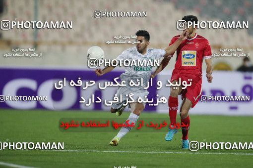 1834657, Tehran, Iran, لیگ برتر فوتبال ایران، Persian Gulf Cup، Week 18، Second Leg، Persepolis 2 v 0 Aluminium Arak on 2022/02/18 at Azadi Stadium