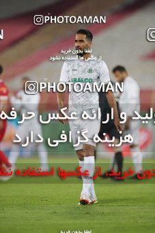 1834666, Tehran, Iran, لیگ برتر فوتبال ایران، Persian Gulf Cup، Week 18، Second Leg، Persepolis 2 v 0 Aluminium Arak on 2022/02/18 at Azadi Stadium