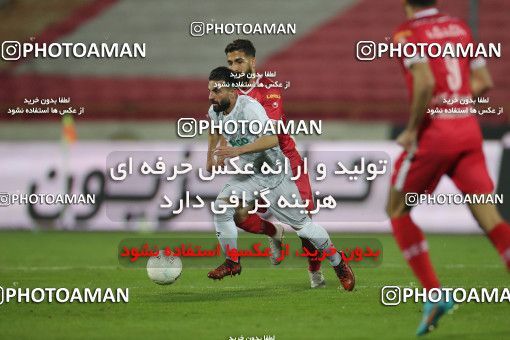 1834518, Tehran, Iran, لیگ برتر فوتبال ایران، Persian Gulf Cup، Week 18، Second Leg، Persepolis 2 v 0 Aluminium Arak on 2022/02/18 at Azadi Stadium
