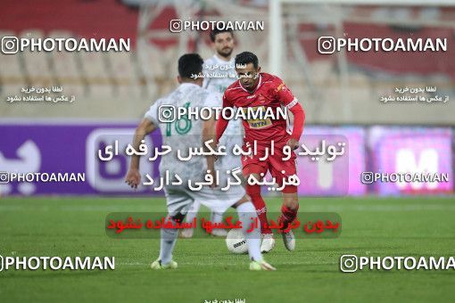 1834545, Tehran, Iran, لیگ برتر فوتبال ایران، Persian Gulf Cup، Week 18، Second Leg، Persepolis 2 v 0 Aluminium Arak on 2022/02/18 at Azadi Stadium