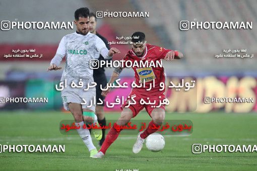 1834587, لیگ برتر فوتبال ایران، Persian Gulf Cup، Week 18، Second Leg، 2022/02/18، Tehran، Azadi Stadium، Persepolis 2 - 0 Aluminium Arak