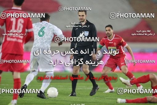 1834544, Tehran, Iran, لیگ برتر فوتبال ایران، Persian Gulf Cup، Week 18، Second Leg، Persepolis 2 v 0 Aluminium Arak on 2022/02/18 at Azadi Stadium