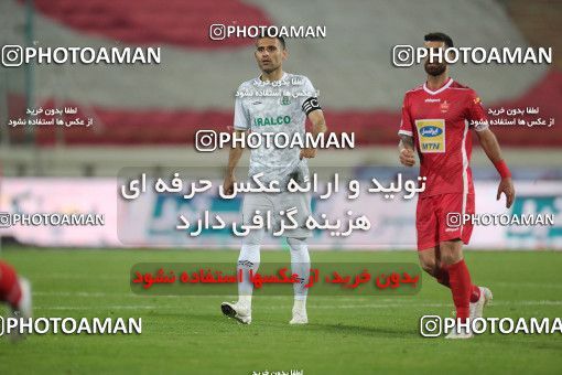 1834425, Tehran, Iran, لیگ برتر فوتبال ایران، Persian Gulf Cup، Week 18، Second Leg، Persepolis 2 v 0 Aluminium Arak on 2022/02/18 at Azadi Stadium