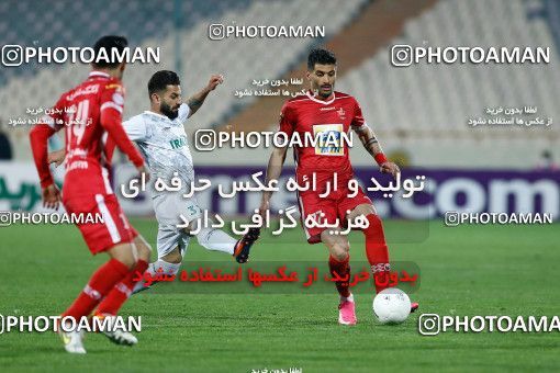 1829609, Tehran, Iran, لیگ برتر فوتبال ایران، Persian Gulf Cup، Week 18، Second Leg، Persepolis 2 v 0 Aluminium Arak on 2022/02/18 at Azadi Stadium