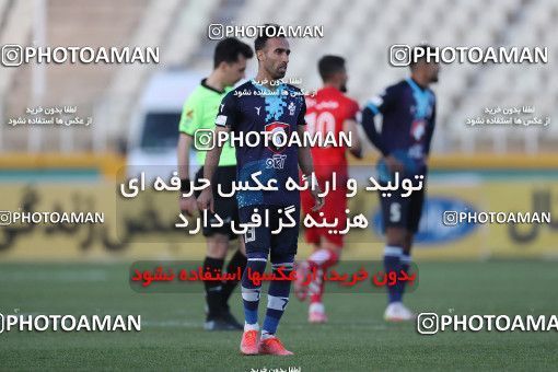 1831439, لیگ برتر فوتبال ایران، Persian Gulf Cup، Week 19، Second Leg، 2022/02/23، Tehran، Shahid Dastgerdi Stadium، Paykan 0 - 0 Tractor Sazi
