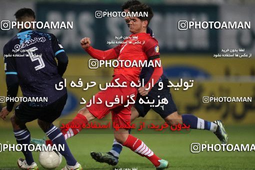 1831278, Tehran, , لیگ برتر فوتبال ایران، Persian Gulf Cup، Week 19، Second Leg، Paykan 0 v 0 Tractor Sazi on 2022/02/23 at Shahid Dastgerdi Stadium