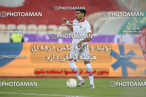 1836226, Tehran, Iran, لیگ برتر فوتبال ایران، Persian Gulf Cup، Week 16، Second Leg، Persepolis 1 v 0 Foulad Khouzestan on 2022/01/22 at Azadi Stadium