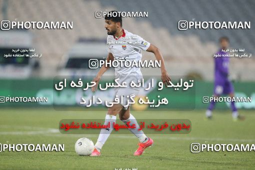 1836244, Tehran, Iran, لیگ برتر فوتبال ایران، Persian Gulf Cup، Week 16، Second Leg، Persepolis 1 v 0 Foulad Khouzestan on 2022/01/22 at Azadi Stadium