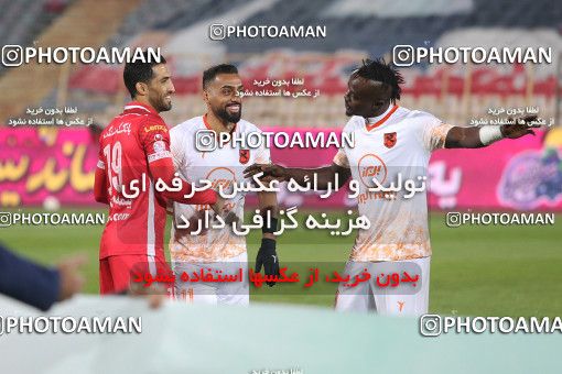 1839832, Tehran, Iran, لیگ برتر فوتبال ایران، Persian Gulf Cup، Week 20، Second Leg، Persepolis 3 v 1 Mes Rafsanjan on 2022/02/28 at Azadi Stadium