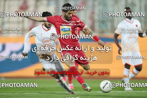 1839938, Tehran, Iran, لیگ برتر فوتبال ایران، Persian Gulf Cup، Week 20، Second Leg، Persepolis 3 v 1 Mes Rafsanjan on 2022/02/28 at Azadi Stadium