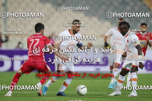 1839809, لیگ برتر فوتبال ایران، Persian Gulf Cup، Week 20، Second Leg، 2022/02/28، Tehran، Azadi Stadium، Persepolis 3 - ۱ Mes Rafsanjan