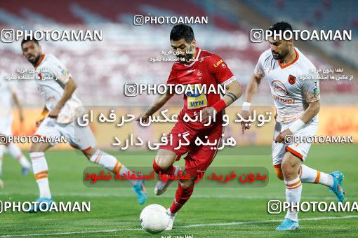 1839673, Tehran, Iran, لیگ برتر فوتبال ایران، Persian Gulf Cup، Week 20، Second Leg، Persepolis 3 v 1 Mes Rafsanjan on 2022/02/28 at Azadi Stadium