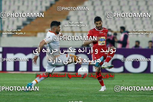 1839625, Tehran, Iran, لیگ برتر فوتبال ایران، Persian Gulf Cup، Week 20، Second Leg، Persepolis 3 v 1 Mes Rafsanjan on 2022/02/28 at Azadi Stadium
