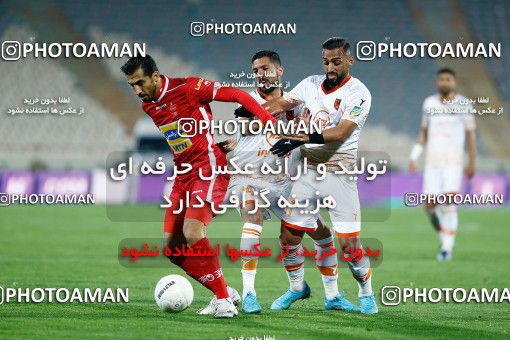 1839420, Tehran, Iran, لیگ برتر فوتبال ایران، Persian Gulf Cup، Week 20، Second Leg، Persepolis 3 v 1 Mes Rafsanjan on 2022/02/28 at Azadi Stadium