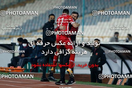 1839509, Tehran, Iran, لیگ برتر فوتبال ایران، Persian Gulf Cup، Week 20، Second Leg، Persepolis 3 v 1 Mes Rafsanjan on 2022/02/28 at Azadi Stadium