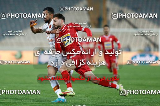 1839648, Tehran, Iran, لیگ برتر فوتبال ایران، Persian Gulf Cup، Week 20، Second Leg، Persepolis 3 v 1 Mes Rafsanjan on 2022/02/28 at Azadi Stadium