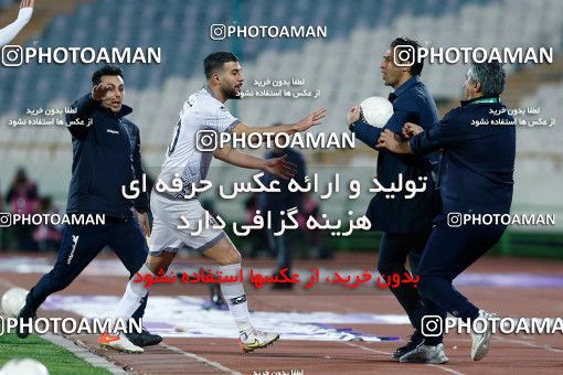 1846933, Tehran, , لیگ برتر فوتبال ایران، Persian Gulf Cup، Week 21، Second Leg، Esteghlal 2 v 1 Gol Gohar Sirjan on 2022/03/06 at Azadi Stadium