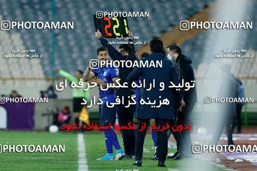 1847159, Tehran, , لیگ برتر فوتبال ایران، Persian Gulf Cup، Week 21، Second Leg، Esteghlal 2 v 1 Gol Gohar Sirjan on 2022/03/06 at Azadi Stadium