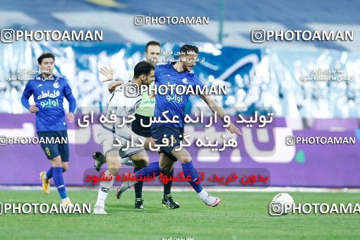 1846934, لیگ برتر فوتبال ایران، Persian Gulf Cup، Week 21، Second Leg، 2022/03/06، Tehran، Azadi Stadium، Esteghlal 2 - ۱ Gol Gohar Sirjan