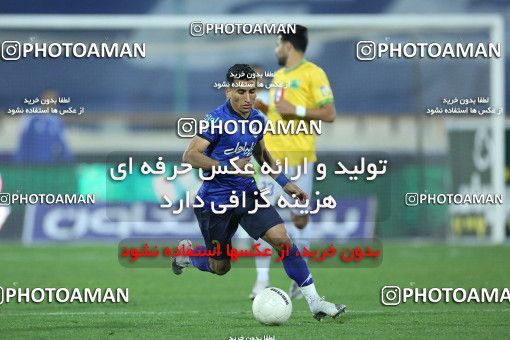 1853224, Tehran, Iran, لیگ برتر فوتبال ایران، Persian Gulf Cup، Week 22، Second Leg، Esteghlal 1 v 0 Sanat Naft Abadan on 2022/03/11 at Azadi Stadium