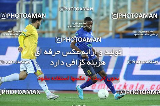 1853147, Tehran, Iran, لیگ برتر فوتبال ایران، Persian Gulf Cup، Week 22، Second Leg، Esteghlal 1 v 0 Sanat Naft Abadan on 2022/03/11 at Azadi Stadium