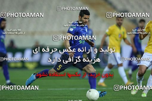1853036, Tehran, Iran, لیگ برتر فوتبال ایران، Persian Gulf Cup، Week 22، Second Leg، Esteghlal 1 v 0 Sanat Naft Abadan on 2022/03/11 at Azadi Stadium
