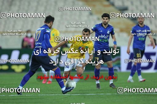 1853021, Tehran, Iran, لیگ برتر فوتبال ایران، Persian Gulf Cup، Week 22، Second Leg، Esteghlal 1 v 0 Sanat Naft Abadan on 2022/03/11 at Azadi Stadium