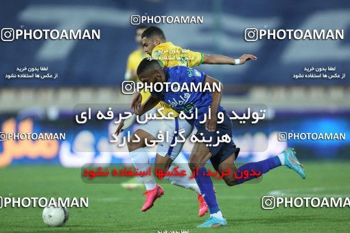 1853098, Tehran, Iran, لیگ برتر فوتبال ایران، Persian Gulf Cup، Week 22، Second Leg، Esteghlal 1 v 0 Sanat Naft Abadan on 2022/03/11 at Azadi Stadium