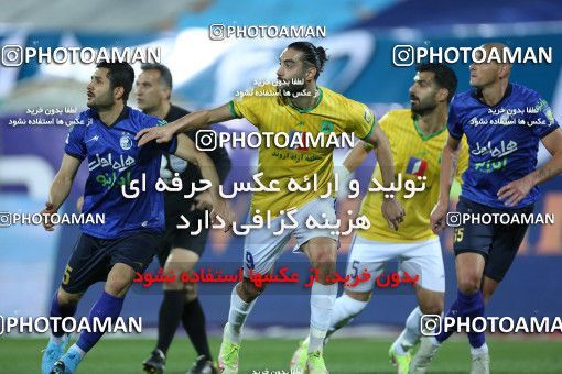 1853016, Tehran, Iran, لیگ برتر فوتبال ایران، Persian Gulf Cup، Week 22، Second Leg، Esteghlal 1 v 0 Sanat Naft Abadan on 2022/03/11 at Azadi Stadium