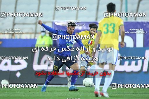 1853113, Tehran, Iran, لیگ برتر فوتبال ایران، Persian Gulf Cup، Week 22، Second Leg، Esteghlal 1 v 0 Sanat Naft Abadan on 2022/03/11 at Azadi Stadium