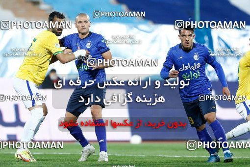 1850897, Tehran, Iran, لیگ برتر فوتبال ایران، Persian Gulf Cup، Week 22، Second Leg، Esteghlal 1 v 0 Sanat Naft Abadan on 2022/03/11 at Azadi Stadium