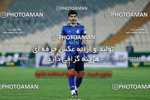 1851072, Tehran, Iran, لیگ برتر فوتبال ایران، Persian Gulf Cup، Week 22، Second Leg، Esteghlal 1 v 0 Sanat Naft Abadan on 2022/03/11 at Azadi Stadium