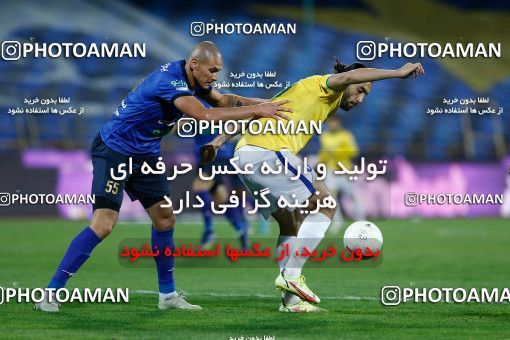 1850905, Tehran, Iran, لیگ برتر فوتبال ایران، Persian Gulf Cup، Week 22، Second Leg، Esteghlal 1 v 0 Sanat Naft Abadan on 2022/03/11 at Azadi Stadium