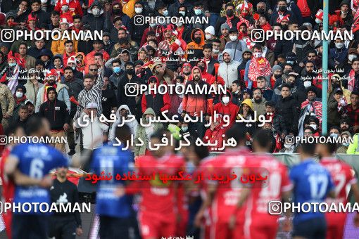 1859391, Tehran, Iran, لیگ برتر فوتبال ایران، Persian Gulf Cup، Week 23، Second Leg، Persepolis 1 v 1 Esteghlal on 2022/03/17 at Azadi Stadium
