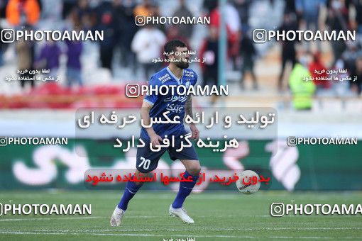 1859436, Tehran, Iran, لیگ برتر فوتبال ایران، Persian Gulf Cup، Week 23، Second Leg، Persepolis 1 v 1 Esteghlal on 2022/03/17 at Azadi Stadium