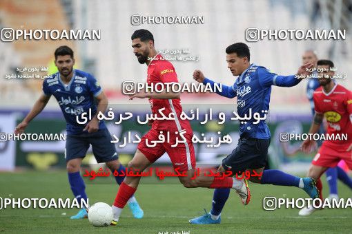 1859502, Tehran, Iran, لیگ برتر فوتبال ایران، Persian Gulf Cup، Week 23، Second Leg، Persepolis 1 v 1 Esteghlal on 2022/03/17 at Azadi Stadium