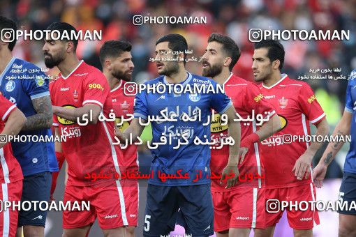 1859470, Tehran, Iran, لیگ برتر فوتبال ایران، Persian Gulf Cup، Week 23، Second Leg، Persepolis 1 v 1 Esteghlal on 2022/03/17 at Azadi Stadium