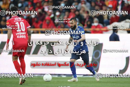 1859507, Tehran, Iran, لیگ برتر فوتبال ایران، Persian Gulf Cup، Week 23، Second Leg، Persepolis 1 v 1 Esteghlal on 2022/03/17 at Azadi Stadium