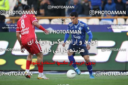 1859574, Tehran, Iran, لیگ برتر فوتبال ایران، Persian Gulf Cup، Week 23، Second Leg، Persepolis 1 v 1 Esteghlal on 2022/03/17 at Azadi Stadium