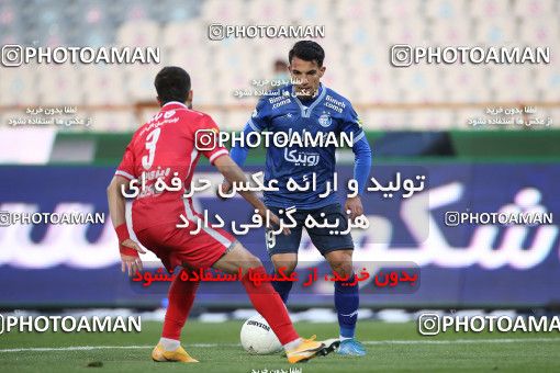 1859569, Tehran, Iran, لیگ برتر فوتبال ایران، Persian Gulf Cup، Week 23، Second Leg، Persepolis 1 v 1 Esteghlal on 2022/03/17 at Azadi Stadium