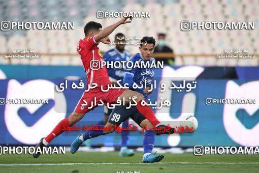1859483, Tehran, Iran, لیگ برتر فوتبال ایران، Persian Gulf Cup، Week 23، Second Leg، Persepolis 1 v 1 Esteghlal on 2022/03/17 at Azadi Stadium