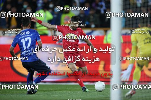 1859668, Tehran, Iran, لیگ برتر فوتبال ایران، Persian Gulf Cup، Week 23، Second Leg، Persepolis 1 v 1 Esteghlal on 2022/03/17 at Azadi Stadium